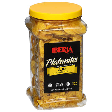 Iberia Garlic Plantain Chips, 20 Oz.