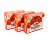 Baraka's Halal Strawberry Gelatin Dessert Powder, 3 oz, Gluten Free. (Pack of 3)