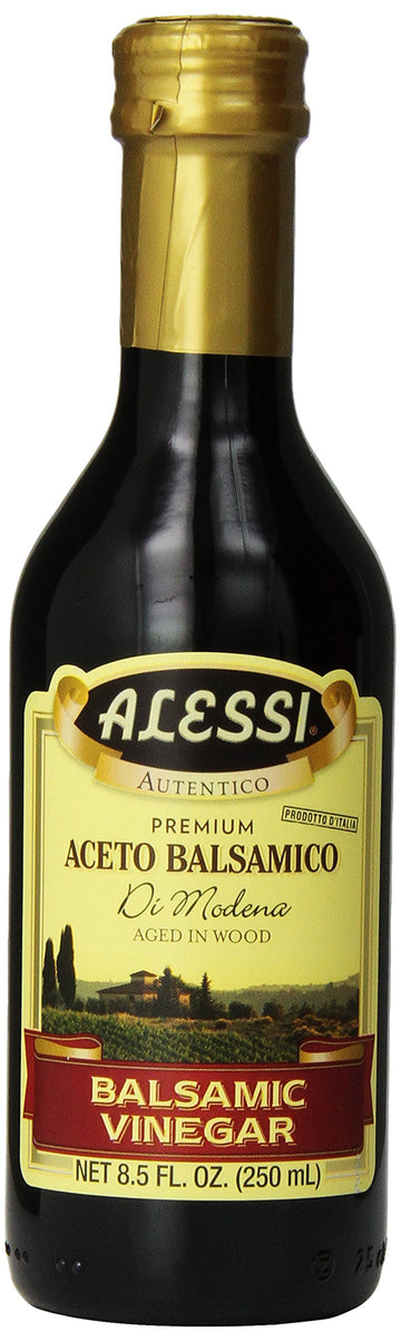 Alessi Balsamic Vinegar, 8.50-Ounce Glass Bottle (Pack Of 6)