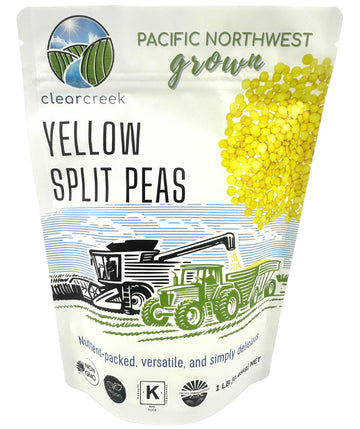 Yellow Split Peas | 1 LB | Non-GMO | Vegan | Non-Irradiated (Will Sprout) | Kosher | Vegan | Grown Pacific Northwest