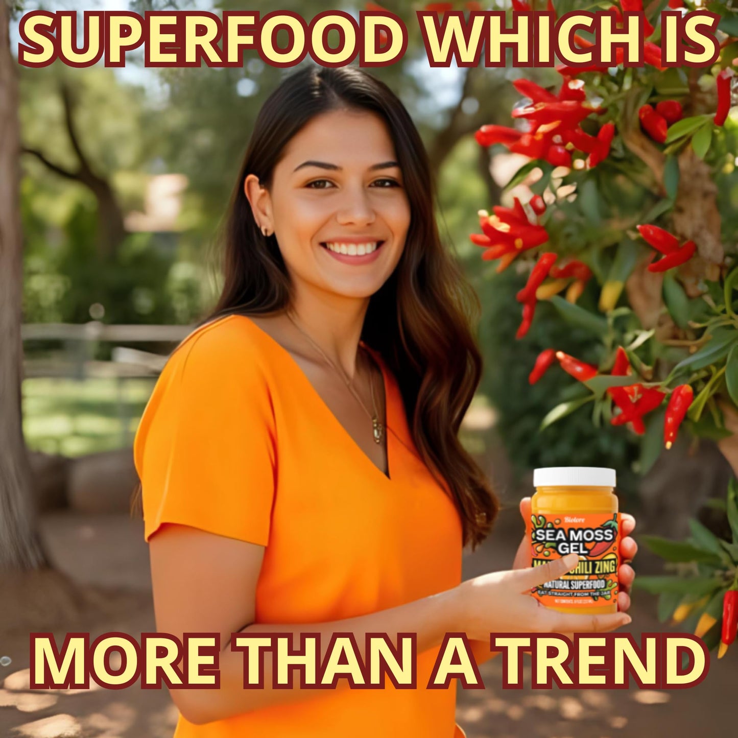 Biolore Sea Moss Gel Mango Chili Zing 8oz, Made in USA, Raw Wildcrafted Irish Seamoss Vegan Superfood, Jam, Jelly & Sweet Spread