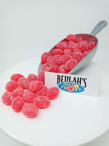 Sanded Wild Cherry Drops Old Fashioned Hard Candy 5 Pounds Claey'S Candies