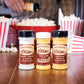 Amish Country Popcorn | Seasoning Variety Pack | 6 oz BallPark Style ButterSalt - 5.1 oz Cheddar Cheese & 5 oz Sour Cream and On