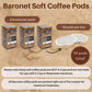 Baronet Coffee Pods Flavored Single Cup, French Vanilla, Regular Strength, Medium Roast, 54 Count
