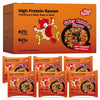 HealSpot High Protein Spicy Fire Chicken Noodles, Dry Tossed Ramen, 31g Plant-Based Protein, Low Fat, Low Carb, Non GMO, Keto Fr