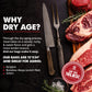 Umai Dry Aging Bag For Steaks, Pack Of 3, Dry Age Bags For Meat, Ribeye & Striploin Steak Up To 12-18 Lbs, Home Steak Ager Refrigerator Bags, No Vacuum Sealer Needed, Tender Aged Beef In 28-45 Days