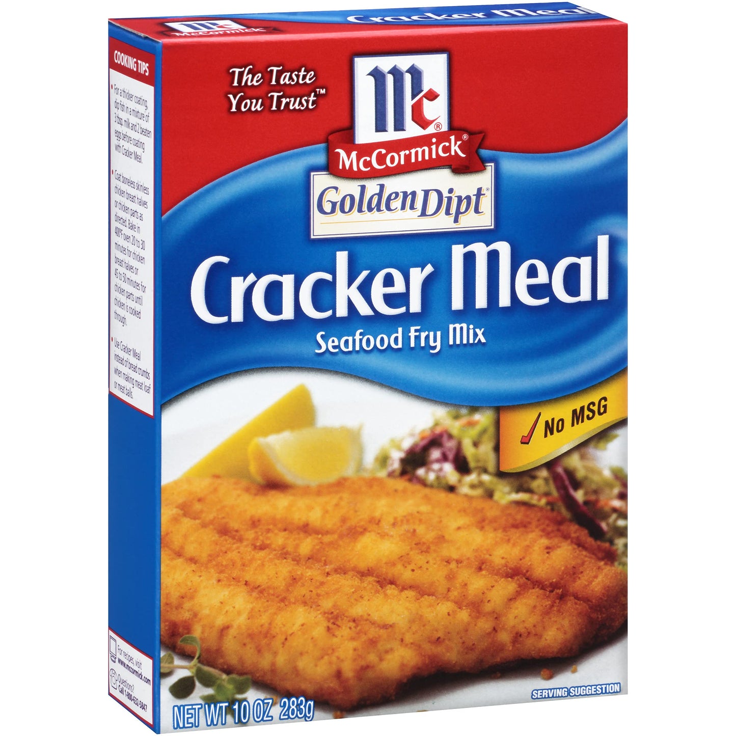 McCormick Golden Dipt Cracker Meal Seafood Fry Mix, 10 oz, Pack of 8