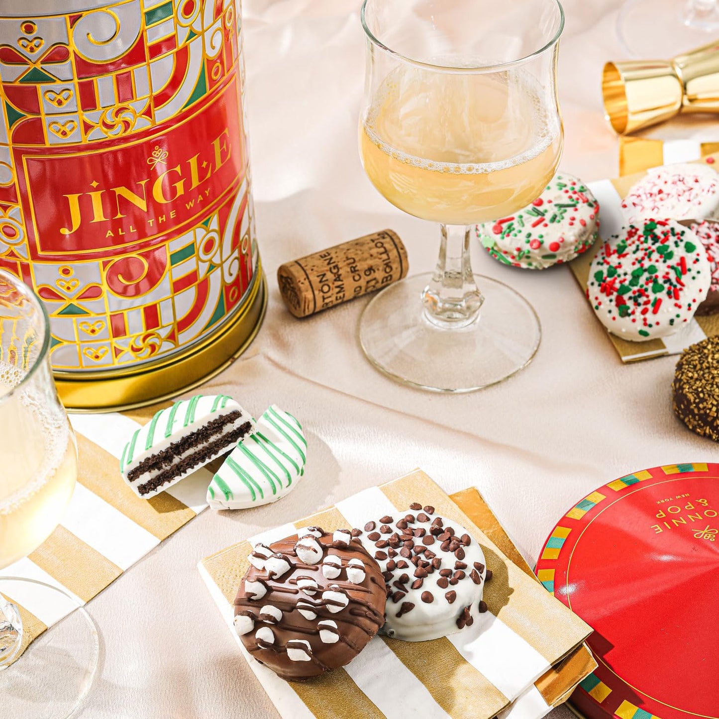 Christmas Gift Basket- Gourmet Food Gifts Prime Delivery - Plays Music - Holiday Cookie Set- Nut Er Suite- Bonnie And Pop