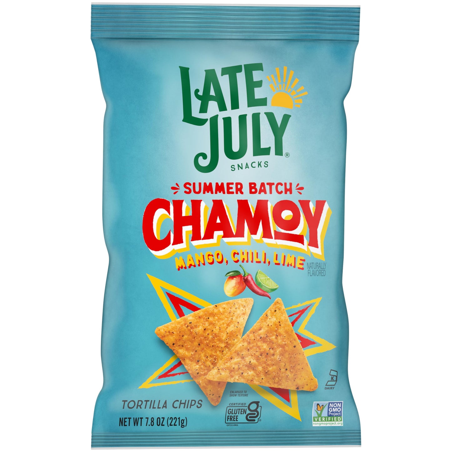 Late July Chamoy Flavored Tortilla Chips, 7.8 Oz Bag