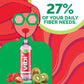 Vibi+ Strawberry Kiwi Prebiotic Water - Digestive Health Support - Sugar Free High Fiber Flavored Drink - Keto, Vegan, Healthy,