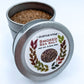 Gustus Vitae Natural Smoked Sea Salt, Non GMO, Finishing Salt, 3oz, Magnetic Tin