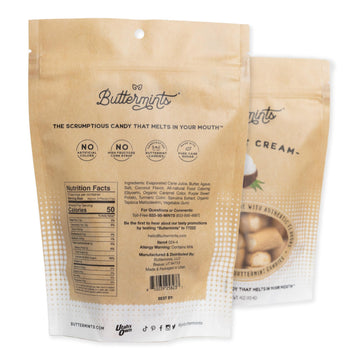 Buttermints Coconut Cream, Butter Mints Gluten-Free Candy Soft Butter Taste, Unexpectedly Scrumptious (4 Servings)