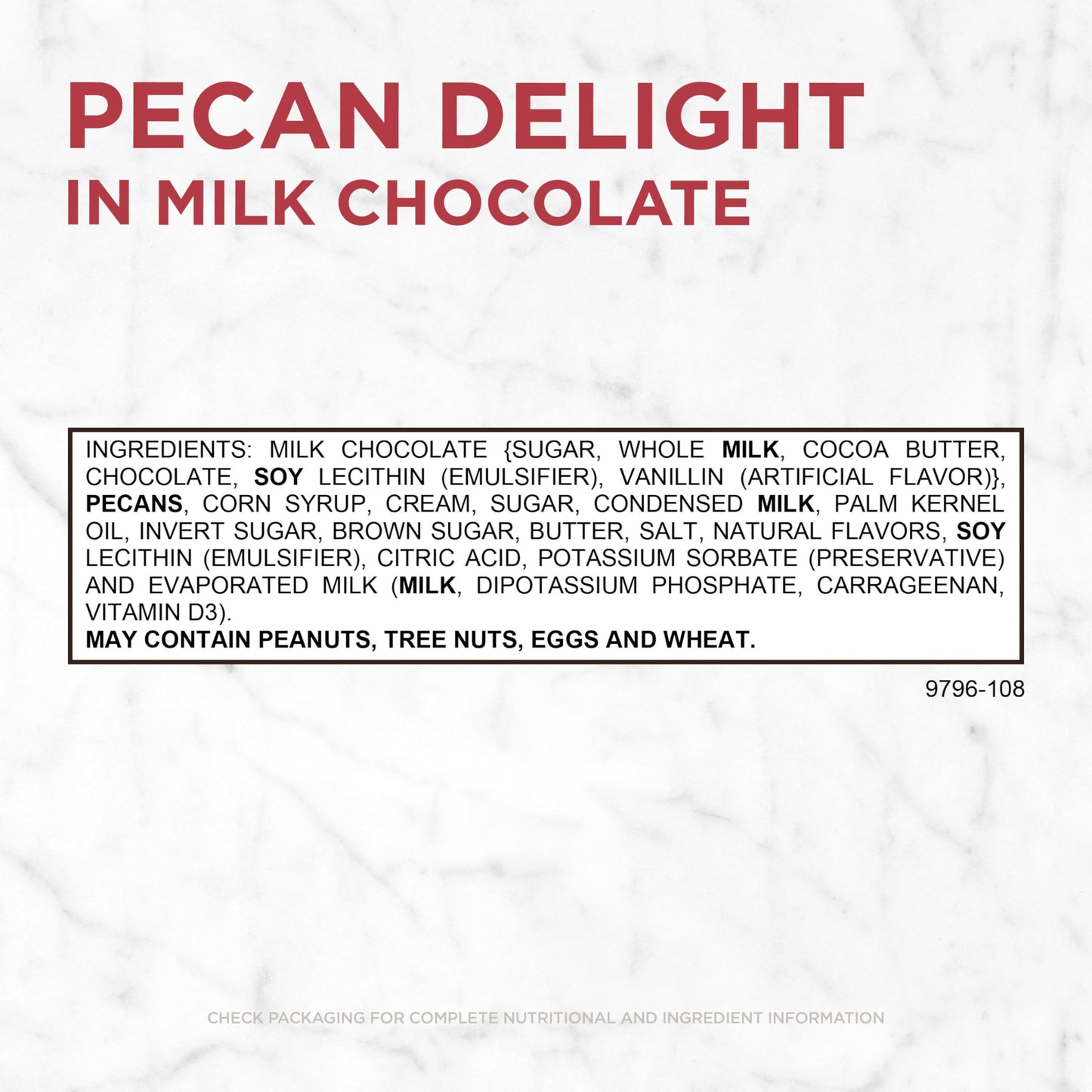 Russell Stover Pecan Delight Gusset Bag 16.10 Ounce Russel Stover Milk Chocolate Covered Candy Pack, Crunchy Pecans and Buttery