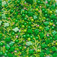 Sentovac Edible Cactus Mix Sprinkles For Decorating | Edible Cake Cupcake Green Sprinkles 1 Bottle 3.35Oz/ 95G | Cookie And Ice