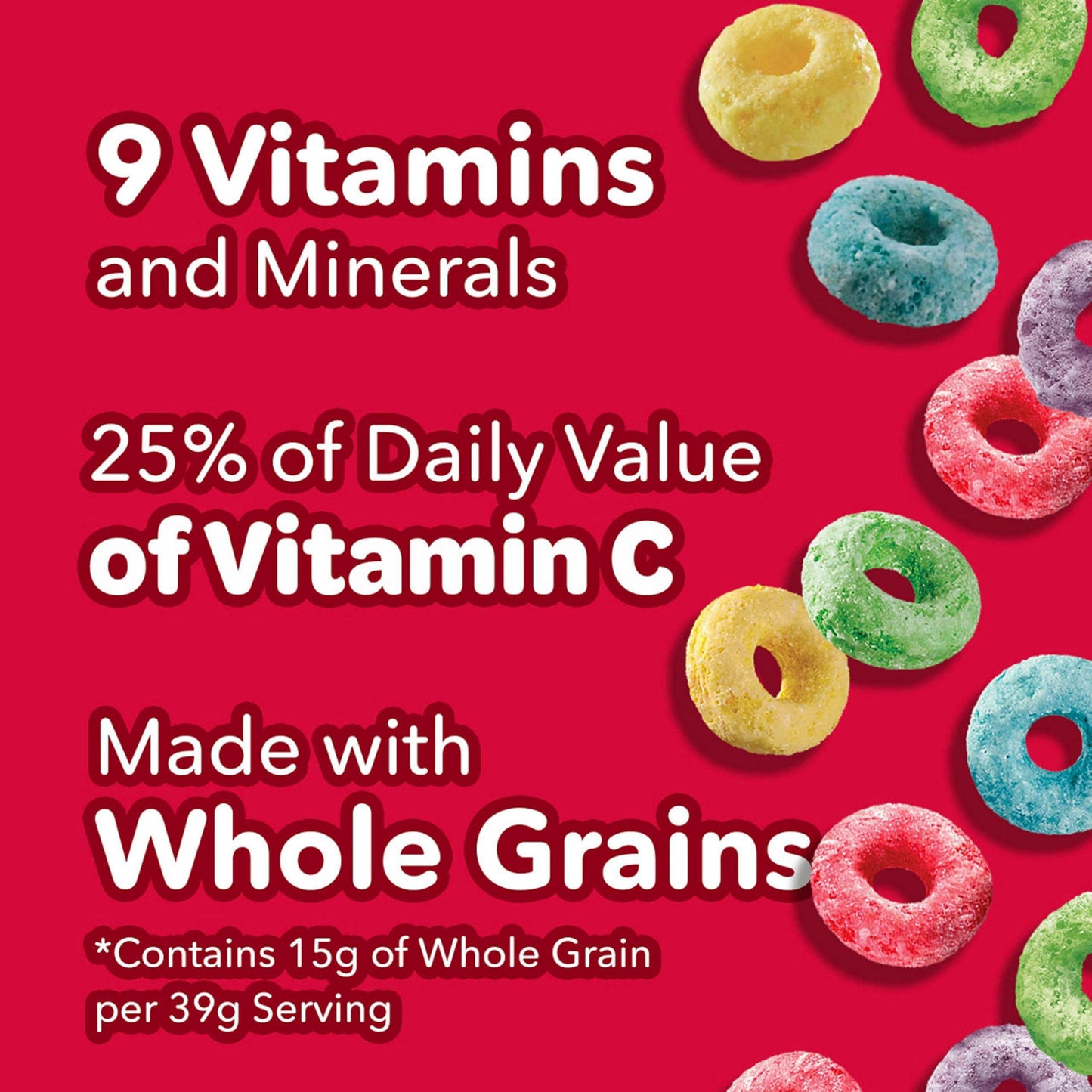 Kelloggs Froot Loops Breakfast Cereal, Kids Cereal, Family Breakfast, Giant Size, Original, 23oz Box (1 Box)