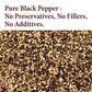The Spice Way Ground Black Pepper - Fine Ground - 8 oz - Pantry Staple for Cooking