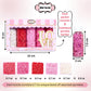 Confect Pink, Red, Blush Pink & White Jimmies Sprinkles Mix - Edible Baking Decorations For Cakes, Cupcakes, Cookies - Celebrati