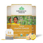 ORGANIC INDIA Tulsi Lemon Ginger Herbal Tea - Vegan, Caffeine-Free, 18 Count (Pack of 3) - Natural