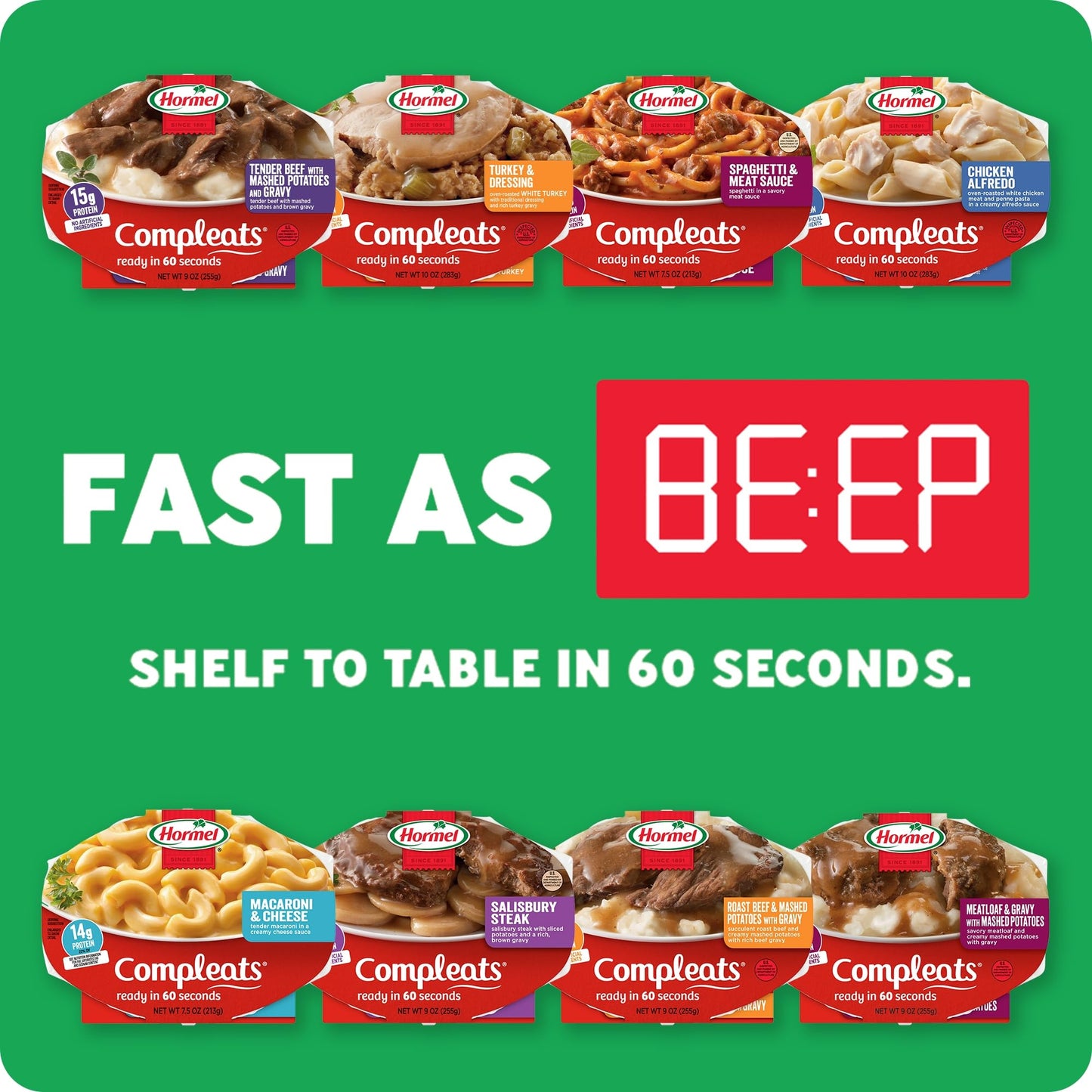 HORMEL COMPLEATS Italian Chicken & Penne, 6-Pack, 9 oz Meals