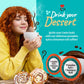 Smart Sips Coffee Pumpkin Spice Cinnamon Roll Coffee - Medium Roast, 48 Count Single-Serve Cups for Keurig K-Cup malt-inspired