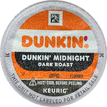 Dunkin Donuts K-Cups Dark Roast (Midnight) - 48 K-Cups (Packaging May Vary)