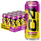 Cellucor C4 Energy Drink, Carbonated Sugar Free, Grape Popsicle, 16 Fl Oz, Pack of 12