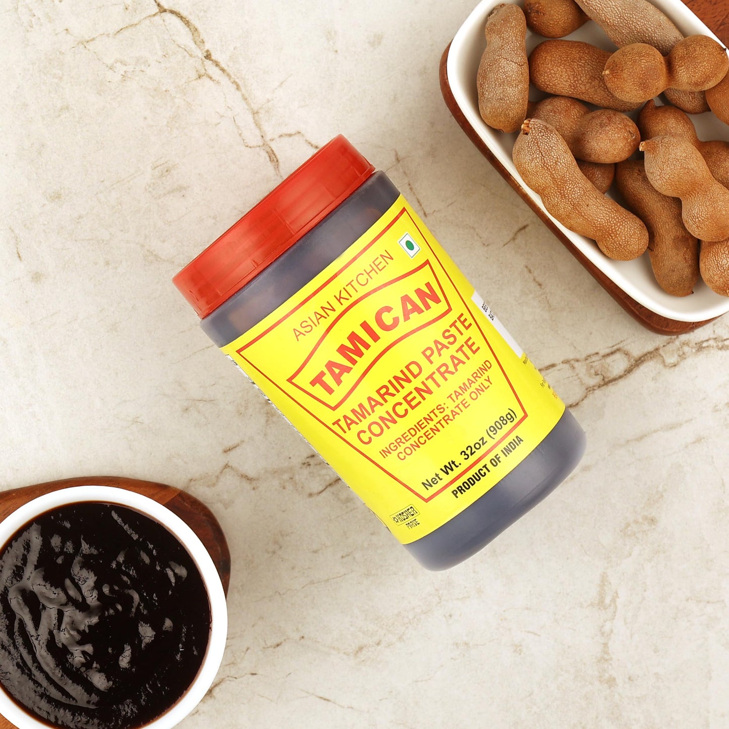 Asian Kitchen Tamarind Concentrate 32oz (2lbs ) 908g (Bulk Value Pack) ~ Gluten Free, No added sugar | All Natural | Vegan | NON