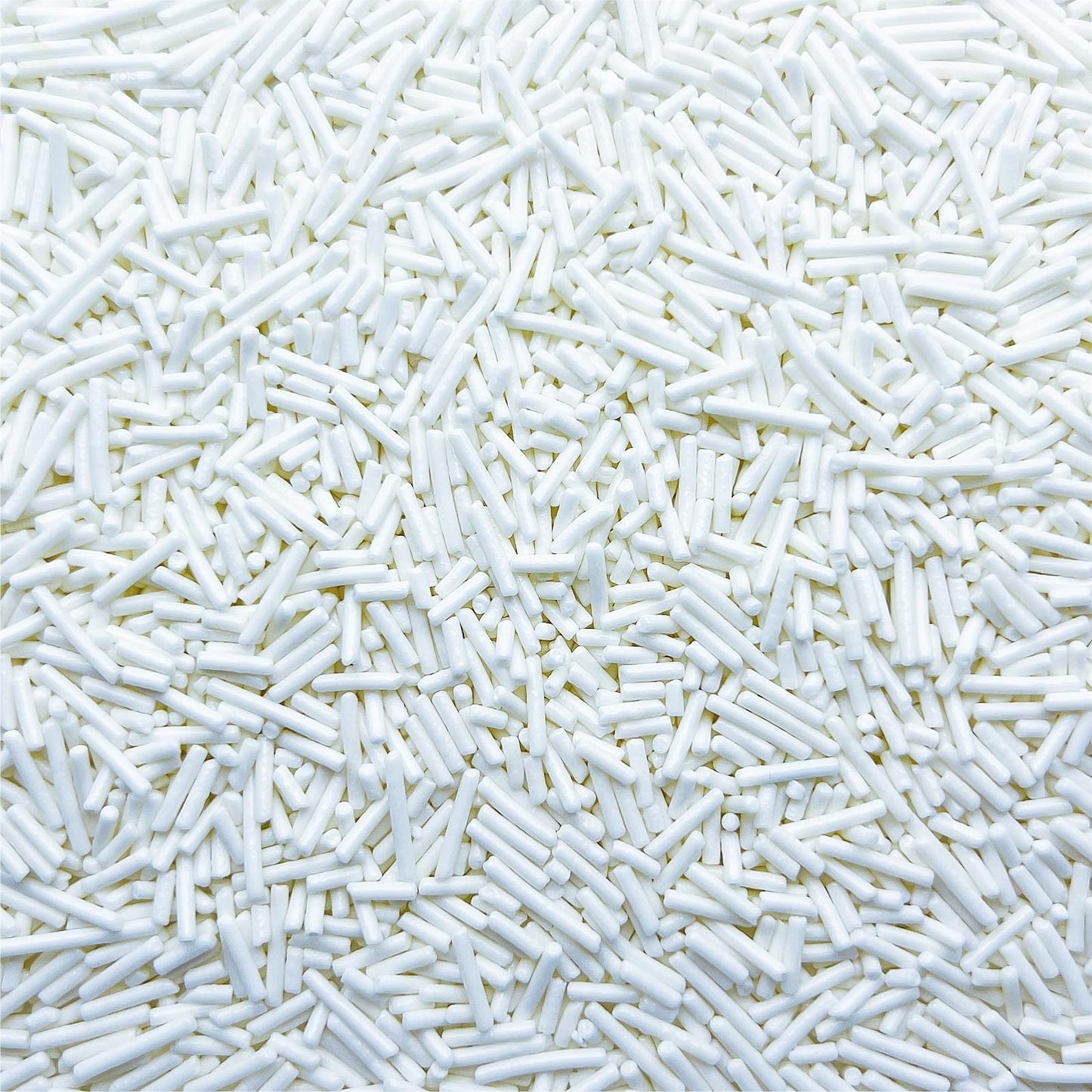Se Si&Moos White Jimmies Sprinkles White Sprinkles For Cake Decorating Edible Crunchy Jimmies For Topping Ice Cream, Cookies, Ca