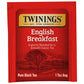 Twinings English Breakfast Black Tea Individually Wrapped Bags, 100 Count (Pack Of 1), Smooth, Flavourful, And Robust, Caffeinat