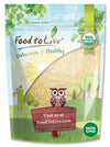 Food to Live Organic KAMUT Khorasan Wheat Flour, 2 Pounds - Stone Ground Powder, 100% Whole Grain Meal, Non-GMO, Kosher, Bulk