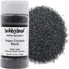 Hobbyland Natural Colored Decorating Sugar Crystals (Black) Made with Natural Food Coloring, Handcrafted Color, Large Size Sugar