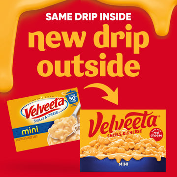 Velveeta Shells and Cheese, Original Mini, 10.1 oz, 1 Count, Model 00021000072798
