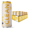 CLEAN CAUSE Yerba Mate Tea, USDA Organic, Low Sugar, 160mg Caffeine, Non-Carbonated, 12-Pack Case (15.5oz cans)