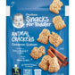 Gerber Snacks for Toddler Animal Crackers, Cinnamon Graham, Toddler Snack Baked with Whole Grains & Non-GMO Ingredients, 6 Ounce
