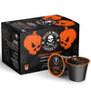 DEATH WISH COFFEE - Organic Pumpkin Spice Dark Roast Coffee Single Serve - Fair Trade, Arabica, Chai, Cardamom, Cinnamon, and Gi