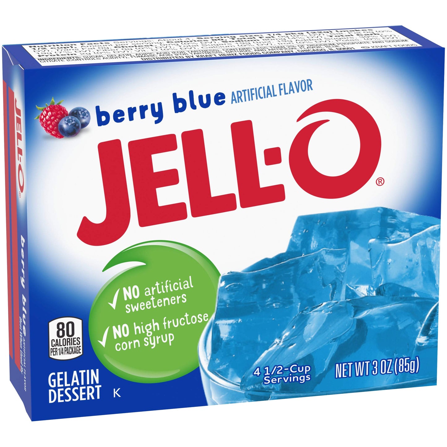 Jell-O Berry Blue Gelatin - 4 Pack