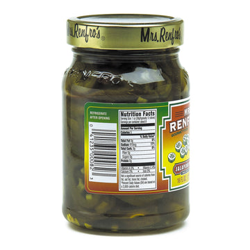 Mrs. Renfros Nacho Sliced Jalapeo Peppers - Crisp (16-Oz. Jars, 1-Pack)