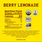 Guayaki Yerba Madre Organic Yerba Mate, Berry Lemonade, Low Sugar, 150mg Caffeine, 15.5 Oz (Pack of 12)