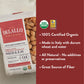 Delallo Whole Wheat Pasta Shells, 1 Pound Bag, 7 Pack, Made With 100% Organic Whole Wheat Flour, High Protein, Made In Italy