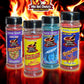 Flaming Hot Flavored Chili Powder Pack Of 4 Hot Flaming (4 Pack, Tost Hot, Flamin,Takiblu,Takihot)