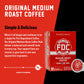 Fire Department Coffee Original Medium Roast Coffee Pods - 12 Count - Premium K Cups - Veteran Owned - Roasted in the USA