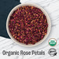 J MAC BOTANICALS Organic Rose Petals, Culinary Grade, 4 oz, Edible Dry Rose Petals for Tea, Cooking, and Crafts