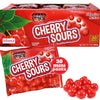 DOUzzle Back To School Cherry Sours Red Candy Balls, Chewy Candies, Mini Packs (30 Count, 1 Pack) Individually Wrapped, Party Fa