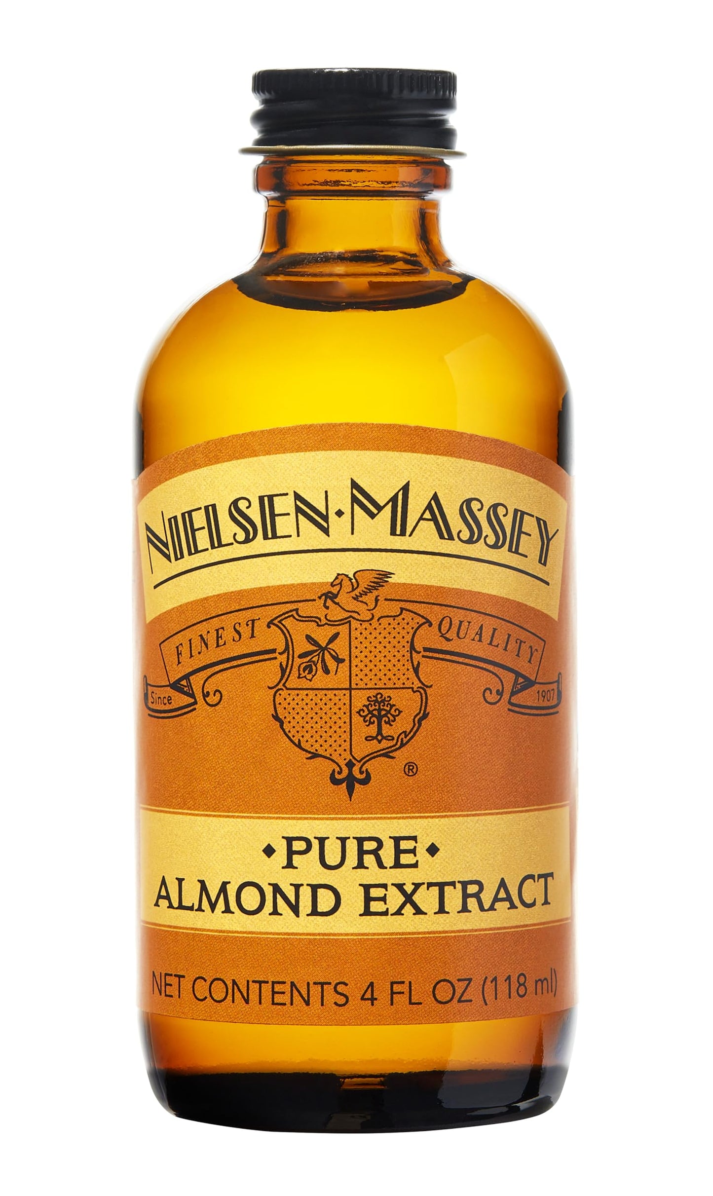 Nielsen-Massey Pure Almond Extract for Baking and Cooking 4 Ounce Bottle