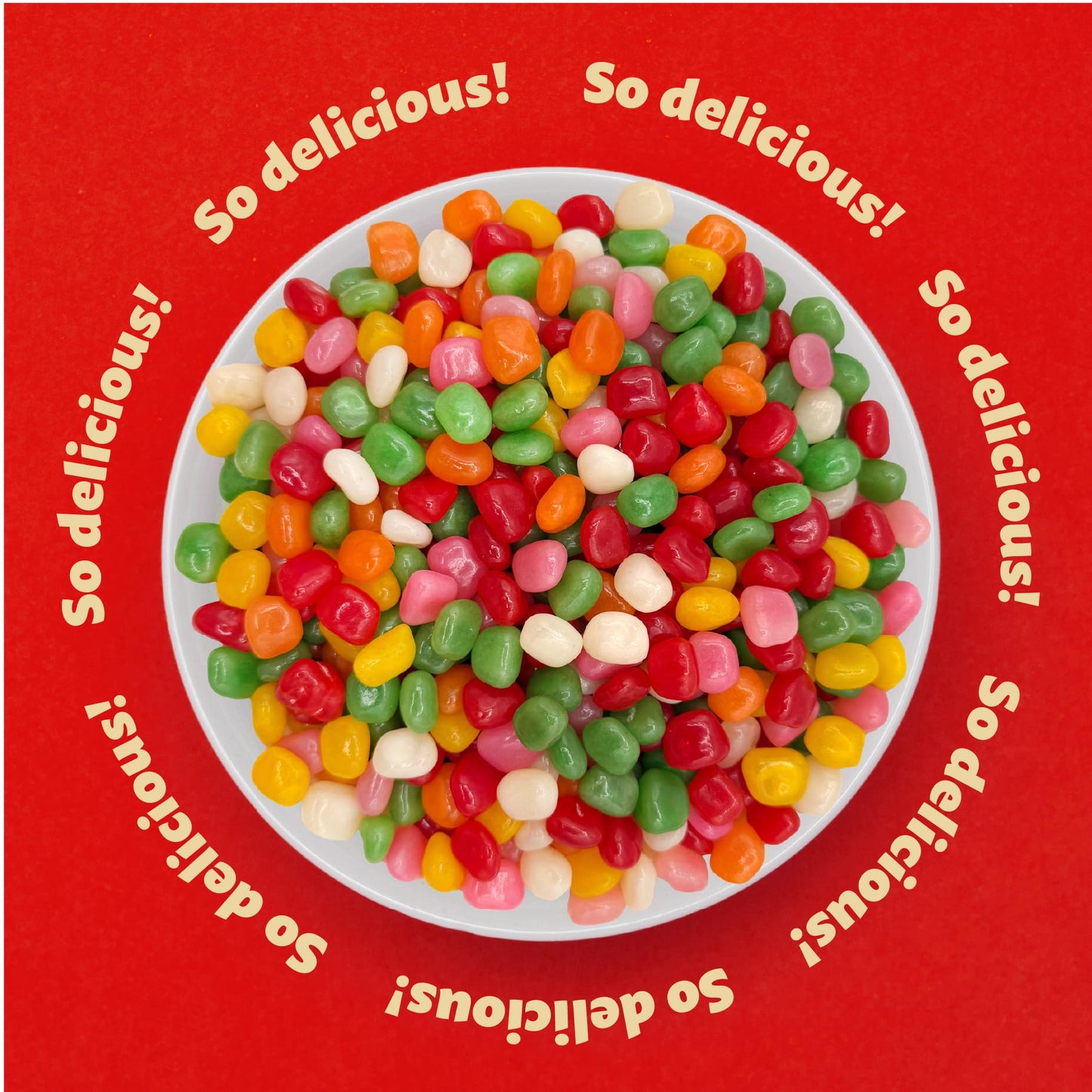 Tiny Jelly Beans | 2-Pound Bag | Assorted Fruit Flavored Candy | Mini Size