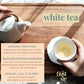 The Spice Hut Ambrosia White Tea Pyramid Sachets Low-Caffeine Antioxidant-Rich 16 Count
