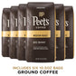 Peets Coffee Medium Roast Ground Coffee, Big Bang, 10.5 Ounce (Pack of 6)