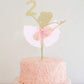Ballet Cake Topper 1 To 5 Years Old - Ballerina, Birthday Cake Topper, Ballet Birthday Party, Dancing Princess Birthday Party, B