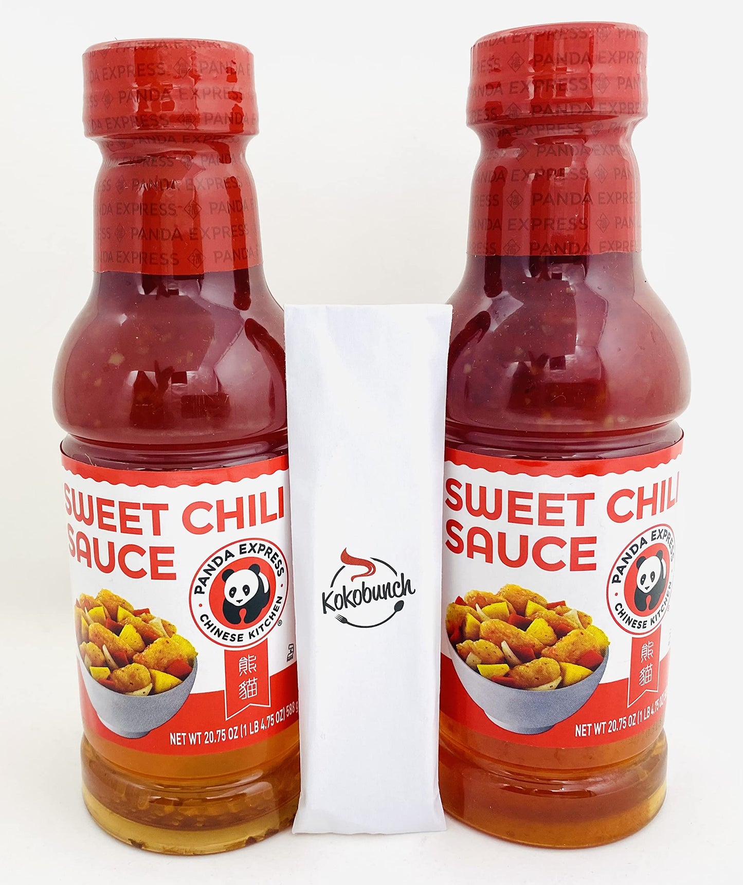 Panda Express Gourmet Chinese Sweet Chili Sauce With Kokobunch Kit 2-20.75oz PACK