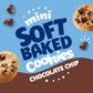 Pillsbury Mini Soft Baked Cookies, Chocolate Chip, Snack Bags, 10 Ct